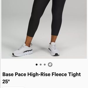 NWT Base Pace Lululemon Fleece Tight 6